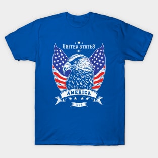 United States Of America 1776 Independence Day T-Shirt